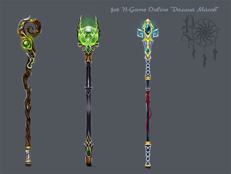 Magic Staffs By Bettyelgyn On Deviantart