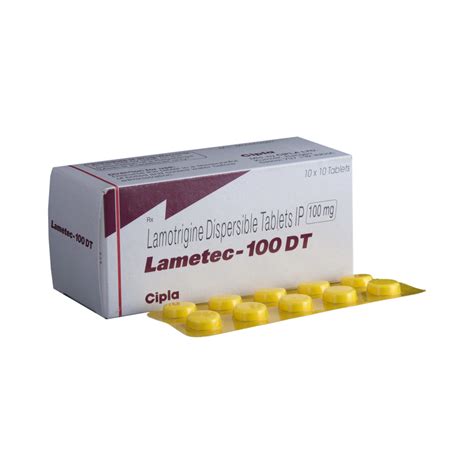 Buy Lametec DT Lamotrigine 100 Mg 100 Tablets Online Aipctshop