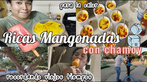 Deliciosas Mangonadas Con Chamoy Cosechando Mangos Por La CIUDAD