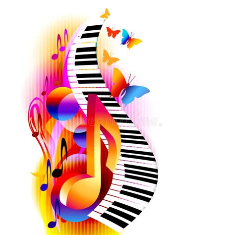 3D Colorful Music Notes Wallpaper