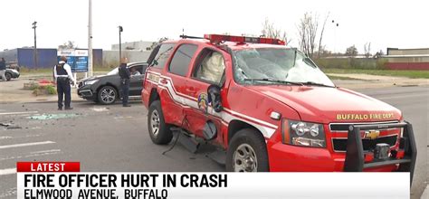 Buffalo Fire Officer Injured In Rollover Crash New York Mike Wilbur