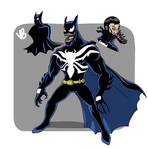 Batman venomized by VinyRuby on DeviantArt