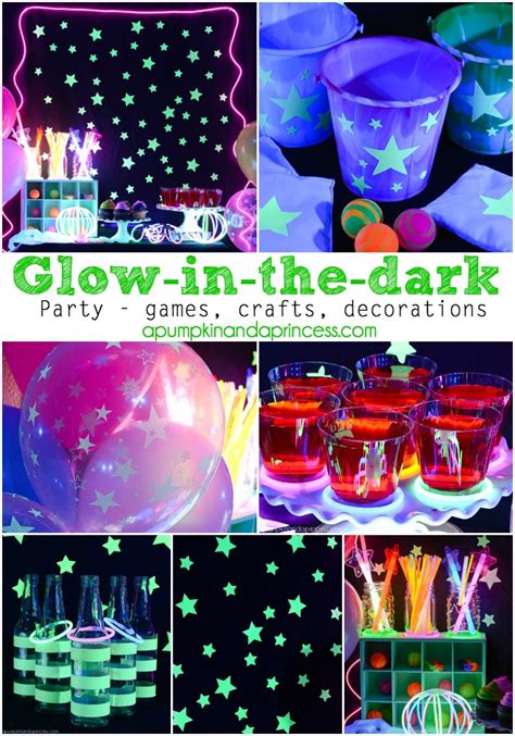 Glow In The Dark Party Decoration Ideas | Shelly Lighting