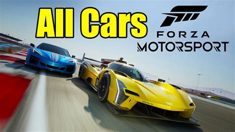 Forza Motorsport All Cars Paint Options Upgrades Characters For