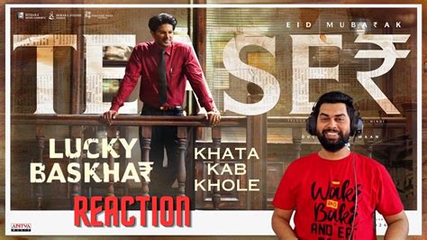 Lucky Baskhar Teaser Reaction Dulquer Salmaan Meenakshi Chaudhary