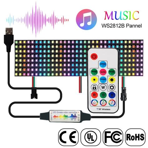 WS2812B RGB Led Digital Flexible Individually Addressable Panel Light