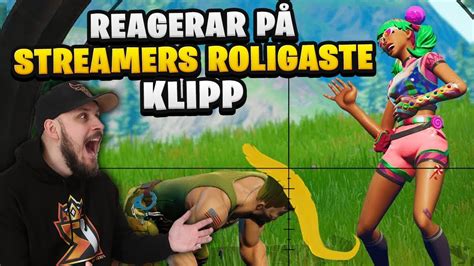 STREAMERS ROLIGASTE KLIPP I FORTNITE REAGERAR DEL 4 YouTube