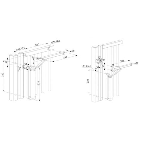 Ferme Portail Hydraulique Compact LION Locinox Pour Tous Type De