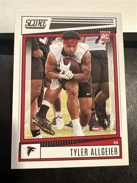 Tyler Allgeier Atlanta Falcons Panini Score Football Rc