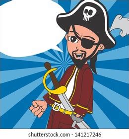 Pirate Cartoon Laugh Stock Vector (Royalty Free) 141217246 | Shutterstock