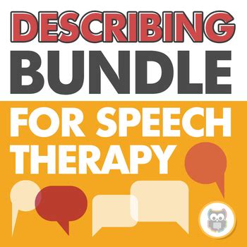 Describing Resource Bundle For Speech Language Therapy By Speechy Musings