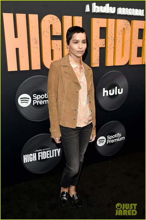 Zoe Kravitz S Husband Karl Glusman Supports Her At High Fidelity