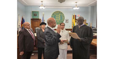 Judge Swears In Town Council President Bill Rutherford West Orange