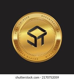 Square Token Squa Cryptocurrency New Logo Stock Vector Royalty Free