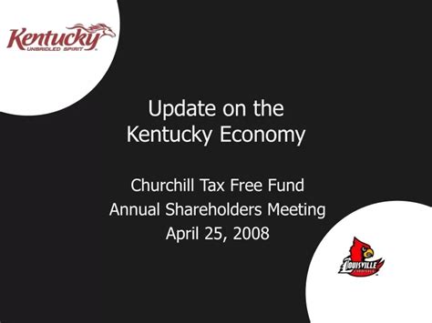 PPT - Update on the Kentucky Economy PowerPoint Presentation, free ...