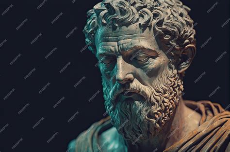 Premium Photo | Philosopher Statue By Generative AI