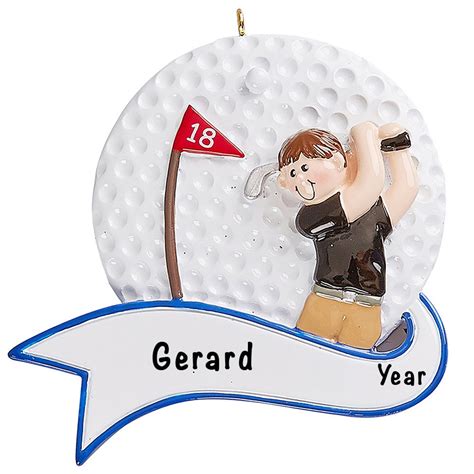 Personalized Golf Ornament Golfer T Christmas Sports Ornament Ornament For Golfer T For