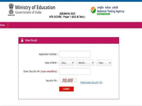 Jee Main Session Result Out Jee Mains Result Declared Jeemain