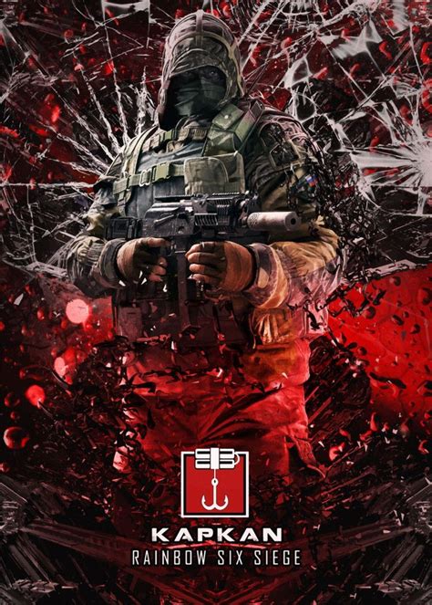 Rainbow Six Siege Operators Kapkan Displate Artwork By Artist SyanArt