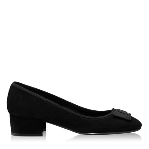 Pantofi Eleganti Dama 6393 Camoscio Negru ANNA CORI