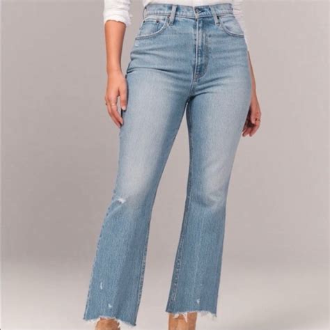 Abercrombie Fitch Jeans Womens Af Ultra High Rise Kick Flare