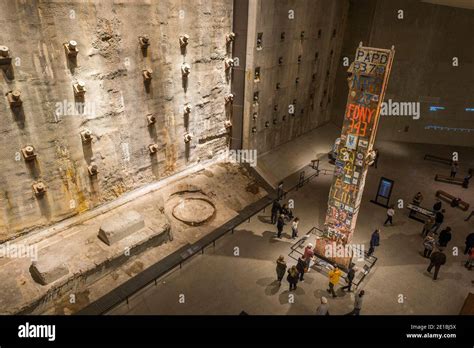 USA New York Interior View Of The National September 11 Memorial