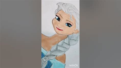 alsa drawing frozen cartoon drawing shorts youtube
