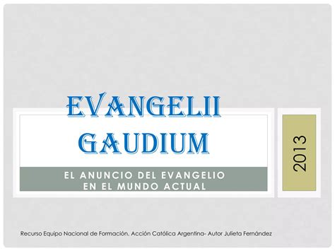 Recurso Ppt Evangelii Gaudium PPT