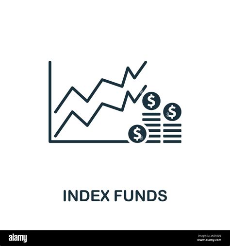 Index Funds Icon Monochrome Simple Investments Icon For Templates Web