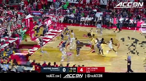 Notre Dame Vs Nc State Basketball Highlights 2017 18 Video Dailymotion