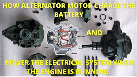 alternator motor parts   functions tutorial youtube