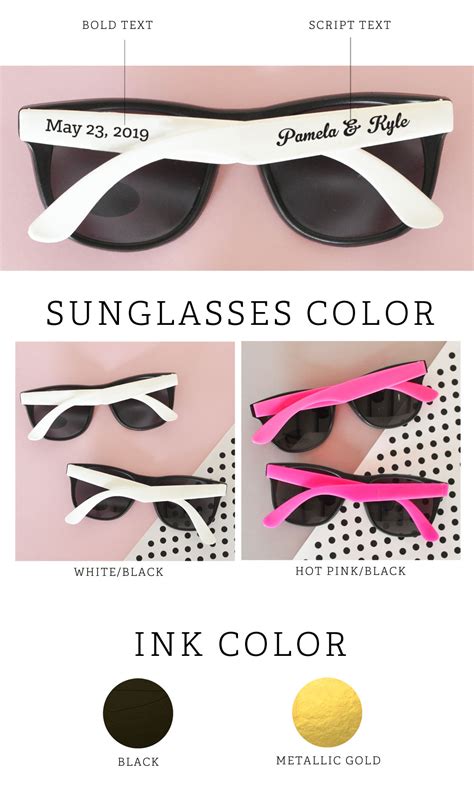 Personalized Wedding Sunglasses