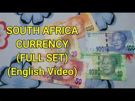 South Africa Currency The Rand Full Set Rate In Indian Rupees Youtube