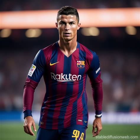 Realistic Nike 2024 Barcelona Kit - Cristiano Ronaldo | Stable ...