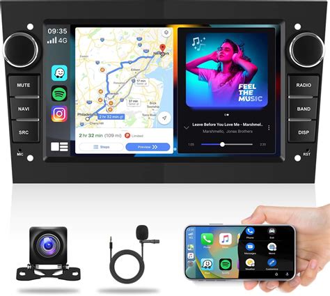 Hikity Autoradio Androdi Wireless Carplay Per Opel Astra Corsa