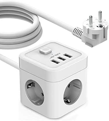 Pd W Prise Multiple Avec Interrupteur Multiprise Murale Usb C Avec