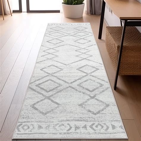 Jinchan Runner Rug X Moroccan Hallway Rug With Line Bohemian Kitchen