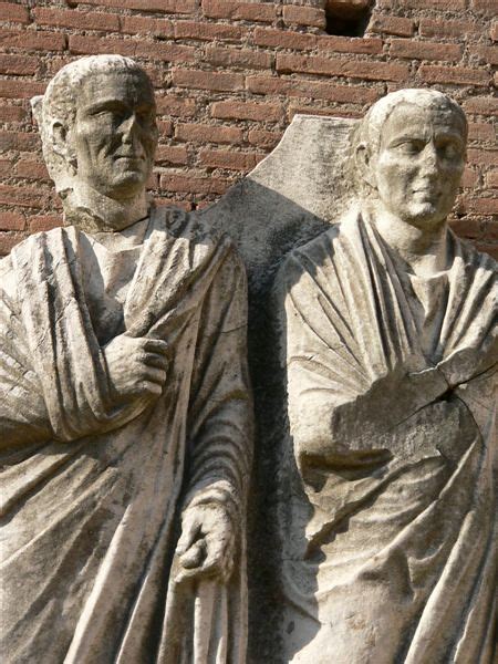 Two Togate Figures From A Roman Funerary Monument Photogra Flickr