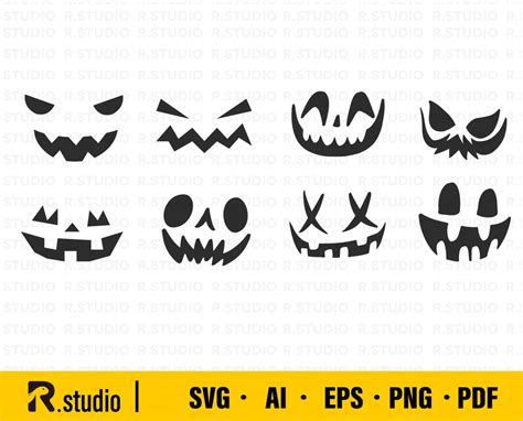 Pumpkin Face Svg / Pumpkin Faces / Pumpkin Pumpkin Clipart / Jack-o ...