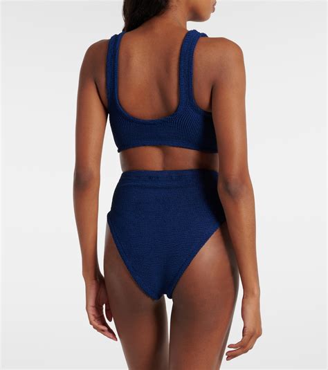 Nadine Bikini In Blue Hunza G Mytheresa