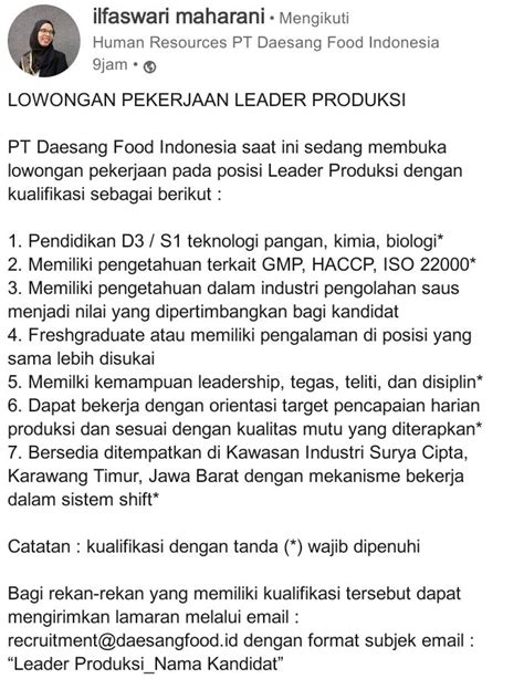 LOKER LOWONGAN KERJA On Twitter Lowongan Kerja Lokerupdate