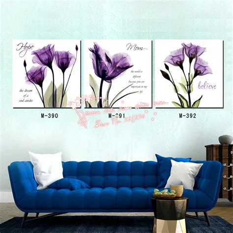 Modern Home Wall Art Printed Oil Painting Pictures No Frame 3 Piece