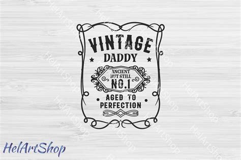 Vintage Daddy Svg Fathers Day Svg Aged To Perfection Svg By