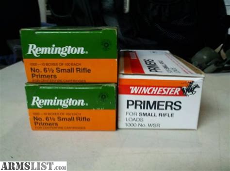 Armslist For Sale Remington And Winchester Small Rifle Primers