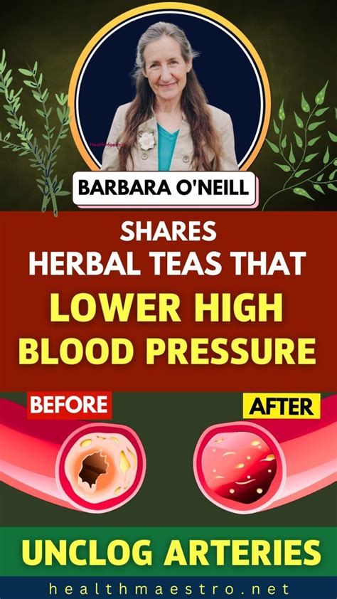 Barbara Oneills Shocking 3 Herbal Teas That Lower High Blood Pressure