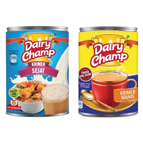 Susu Dairy Champ Pekat500g And Susu Cair390g Shopee Malaysia