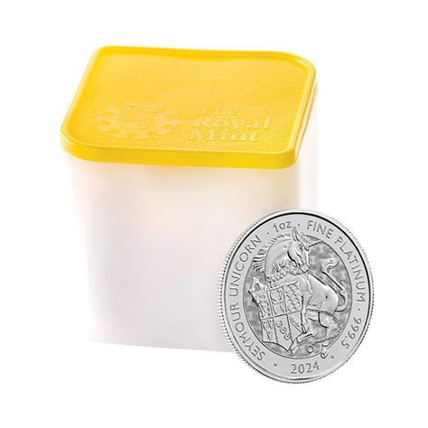 Buy The 2024 UK 1 Oz Platinum Royal Tudor Beasts The Seymour Unicorn