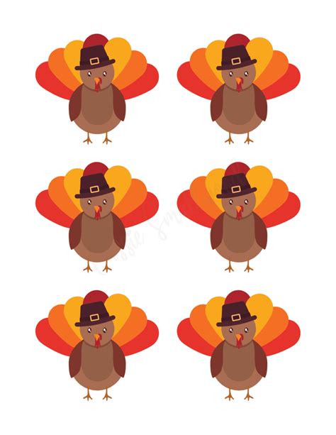 31 Cutest Turkey Templates Cassie Smallwood