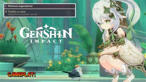 Sapientia Oromasdis Acto II Gameplay Genshin Impact Aventura