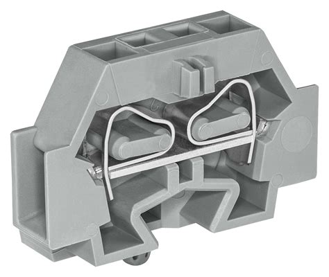 Wago Din Rail Mount Terminal Block Ways Awg